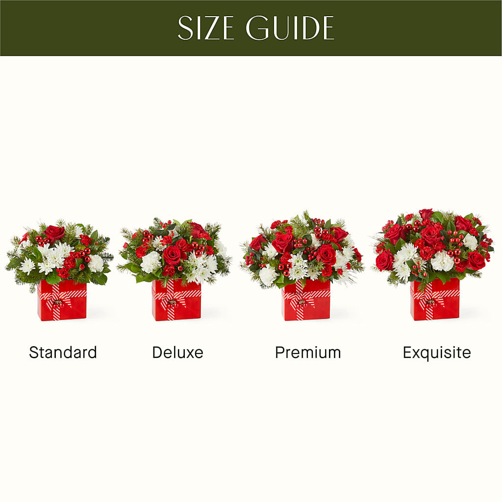 Presents Under the Tree Bouquet – XOXO FLORALS & WINE, Newark OH