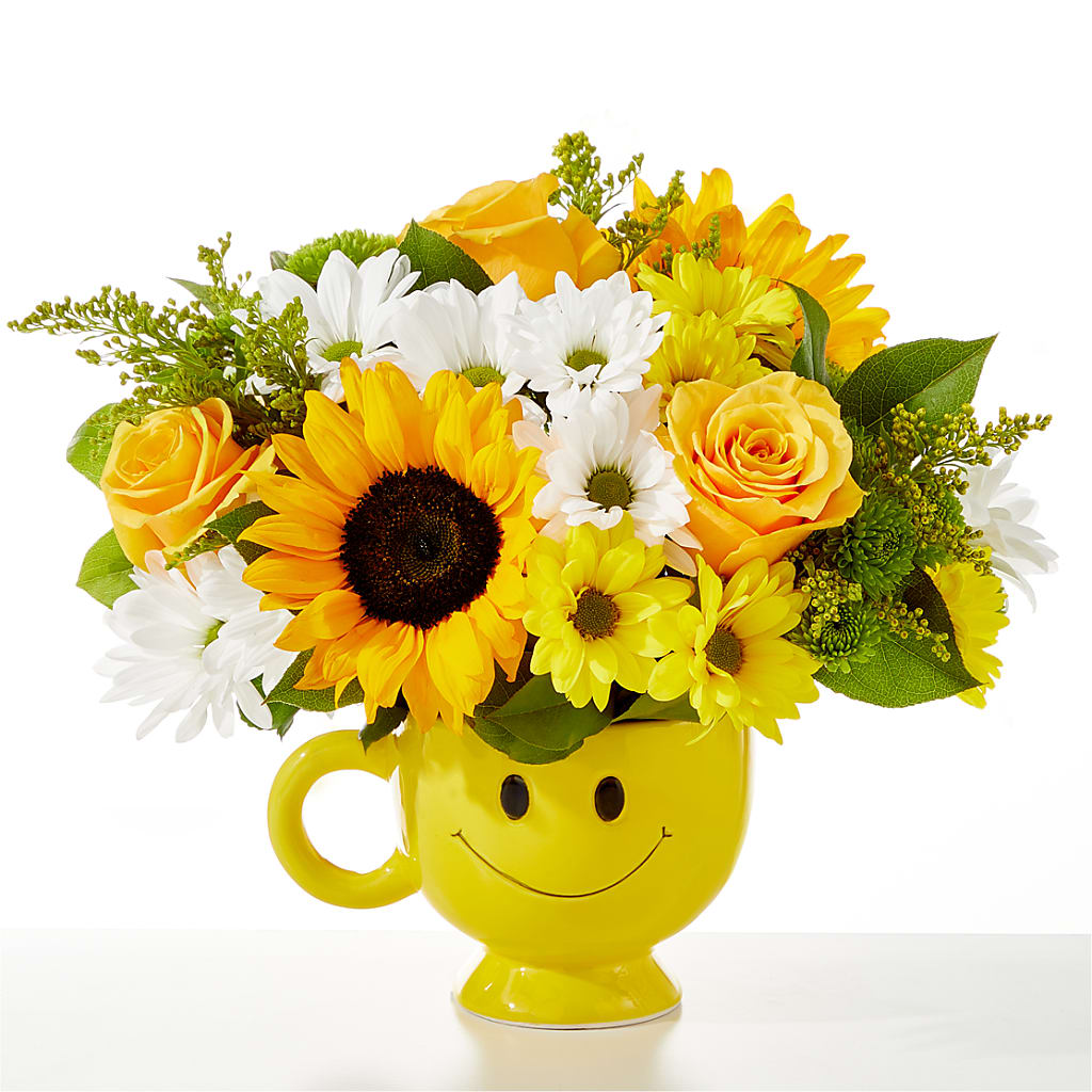Be Happy Bouquet – XOXO FLORALS & WINE, Newark OH