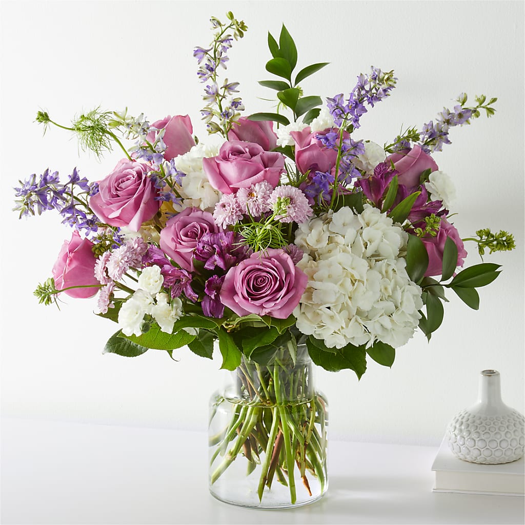 Violet Caress Bouquet – XOXO FLORALS & WINE, Newark OH
