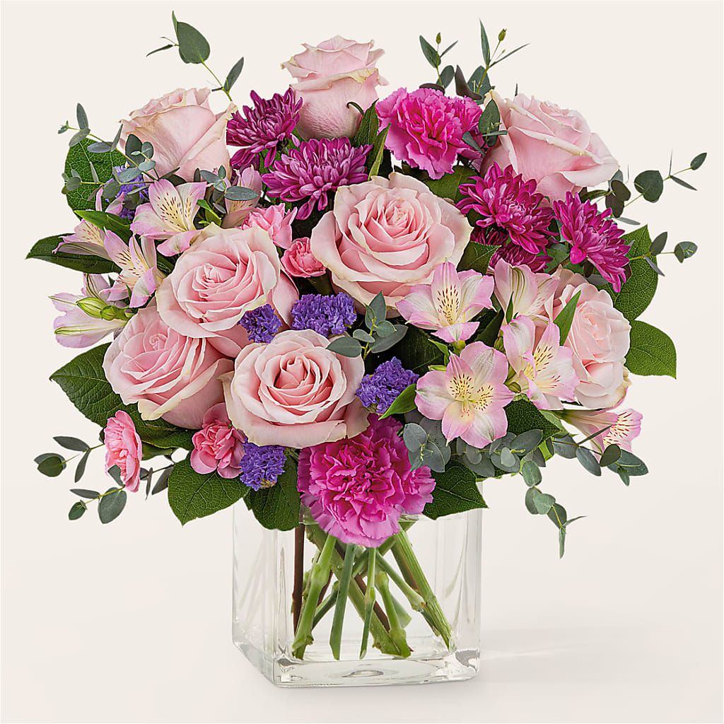 Rosy Radiance Bouquet – XOXO FLORALS & WINE, Newark OH