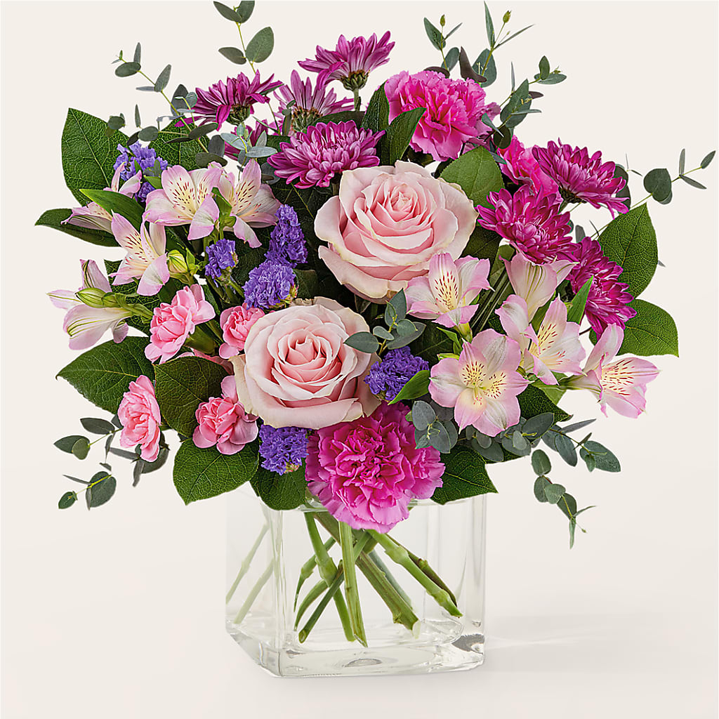 Rosy Radiance Bouquet – XOXO FLORALS & WINE, Newark OH