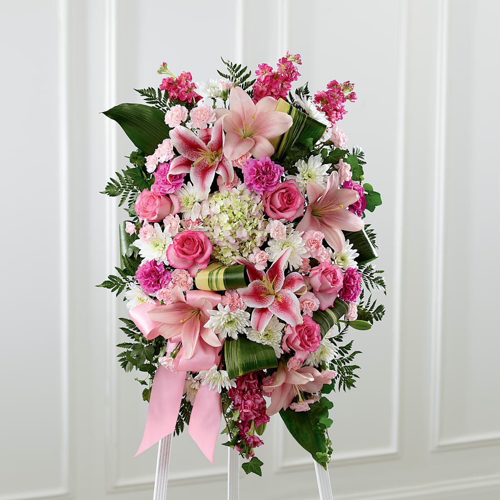 Comforting Standing Spray – XOXO FLORALS & WINE, Newark OH