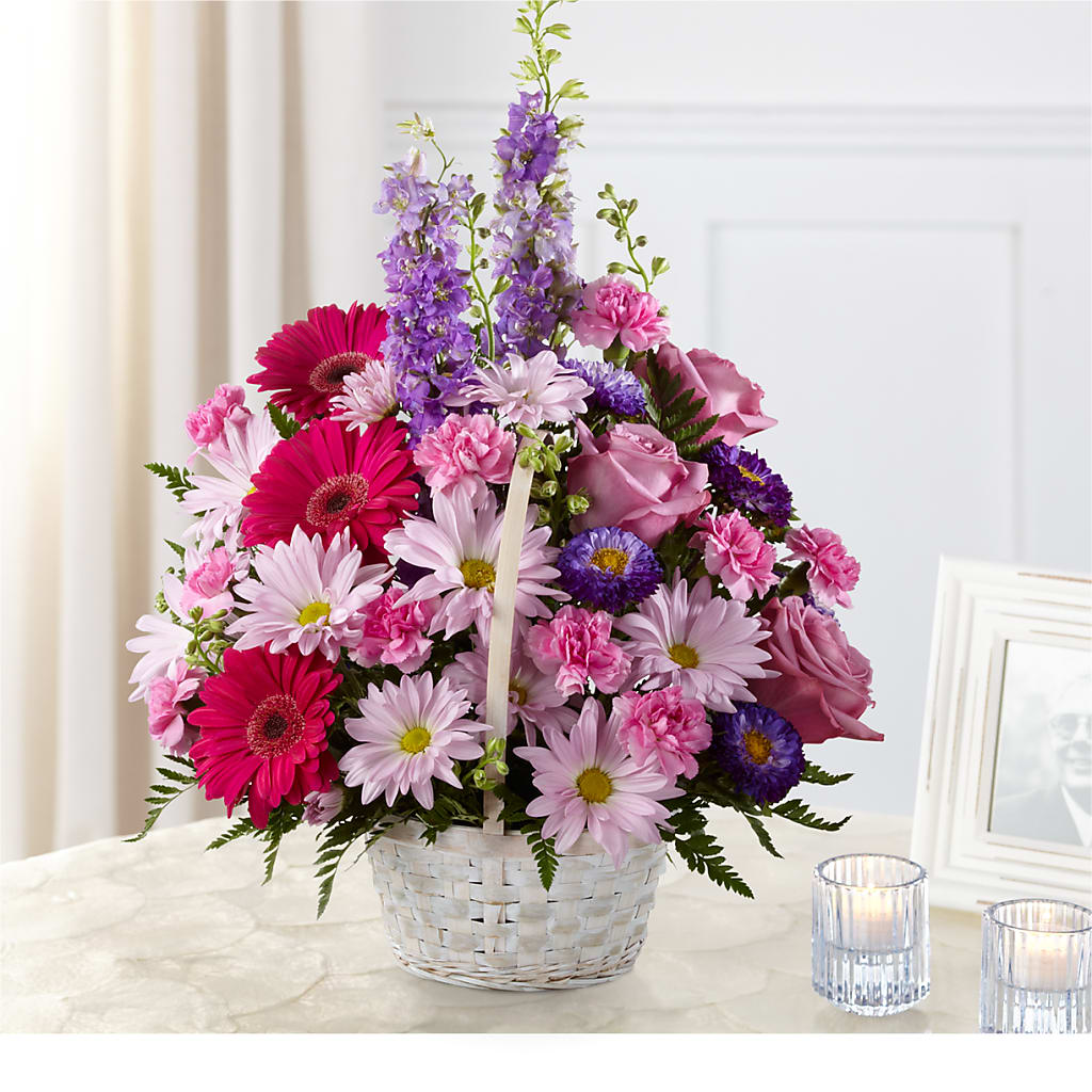 Pastel Peace Basket – XOXO FLORALS & WINE, Newark OH