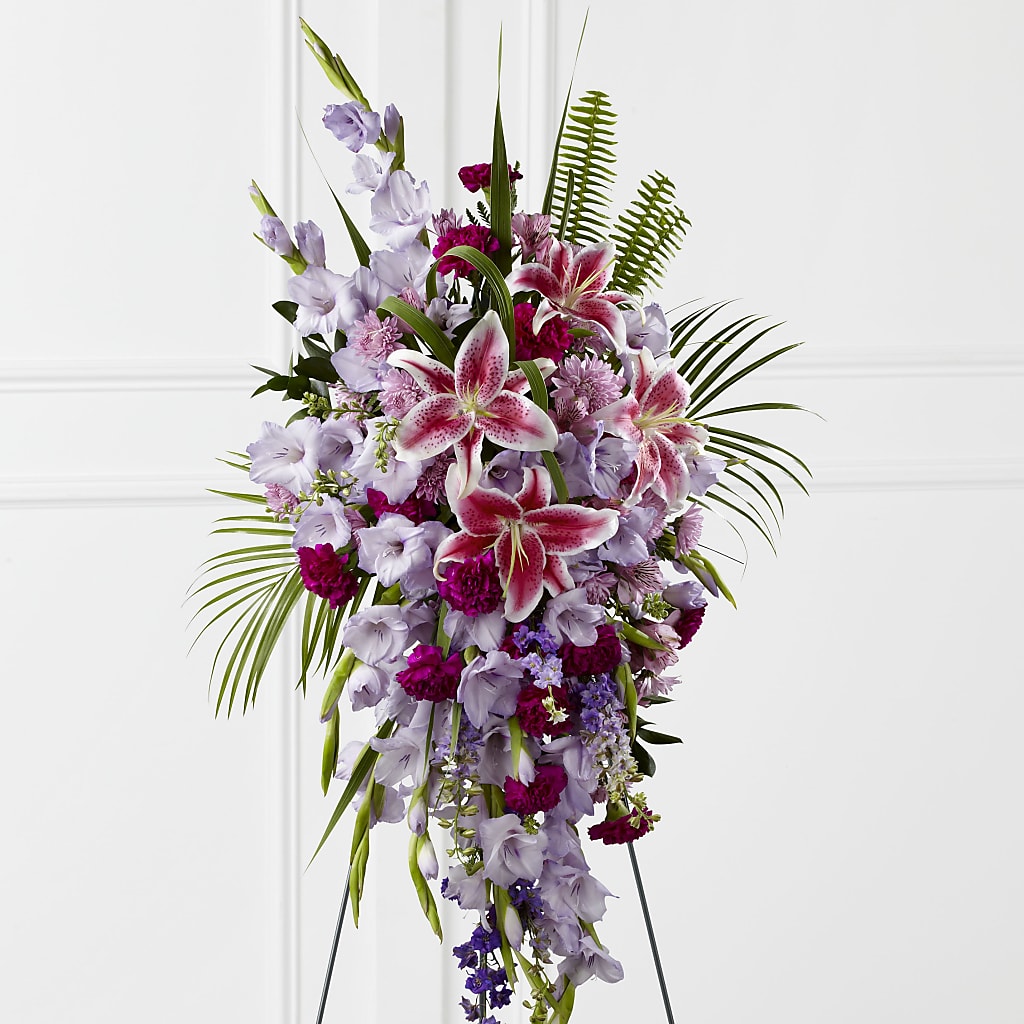 Tender Touch Standing Spray – XOXO FLORALS & WINE, Newark OH