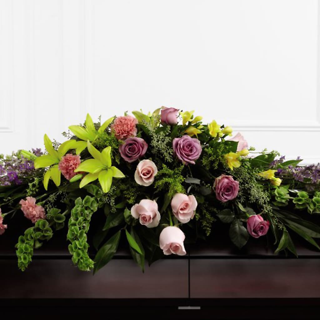Forever Beloved Casket Spray – XOXO FLORALS & WINE, Newark OH