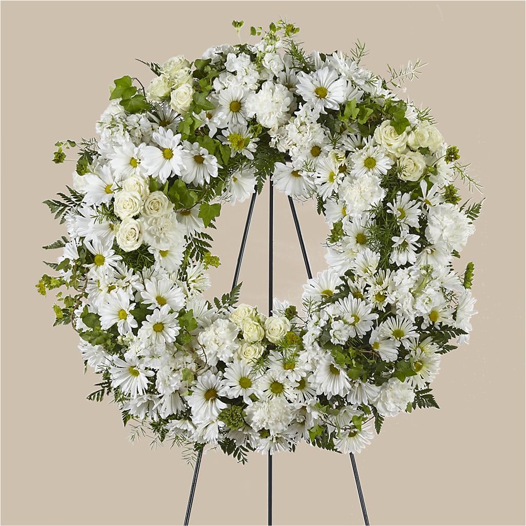 Faithful Wishes Wreath – XOXO FLORALS & WINE, Newark OH