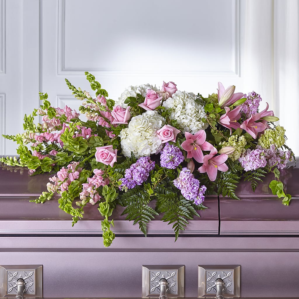 Life's Gratitude Casket Spray – XOXO FLORALS & WINE, Newark OH