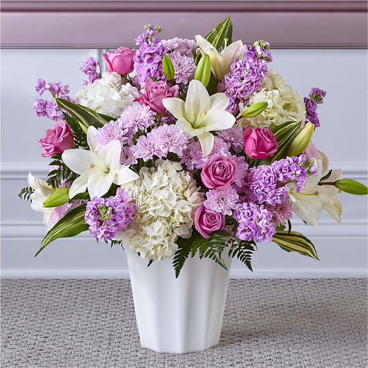 Heaven Sent Floor Basket – XOXO FLORALS & WINE, Newark OH
