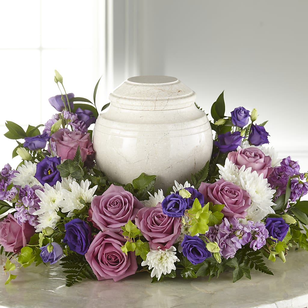 Blooming Sympathy Cremation Adornment – XOXO FLORALS & WINE, Newark OH