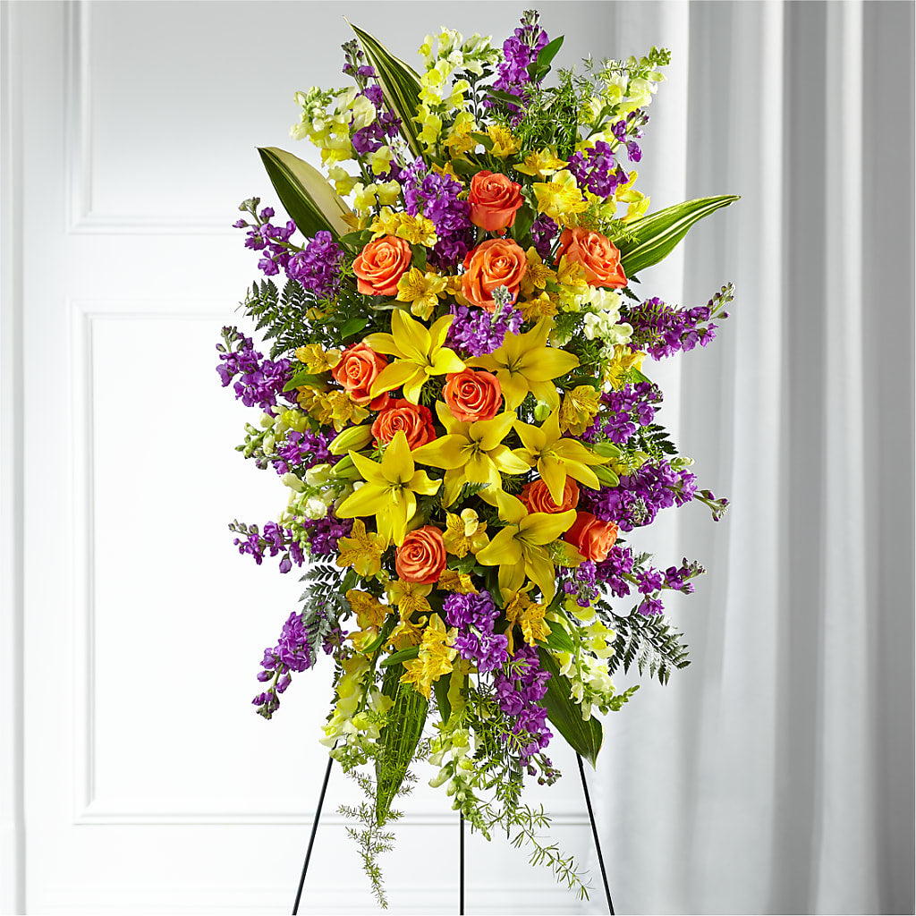 Thoughtful Prayers Standing Spray – XOXO FLORALS & WINE, Newark OH