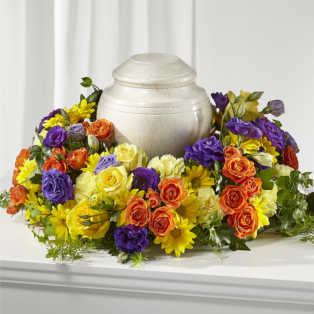 Blossoms of Remembrance Cremation Adornment – XOXO FLORALS & WINE, Newark OH