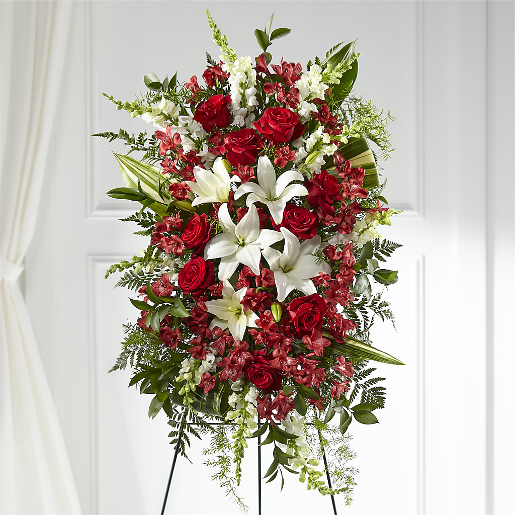Everlasting Memory Standing Spray – XOXO FLORALS & WINE, Newark OH