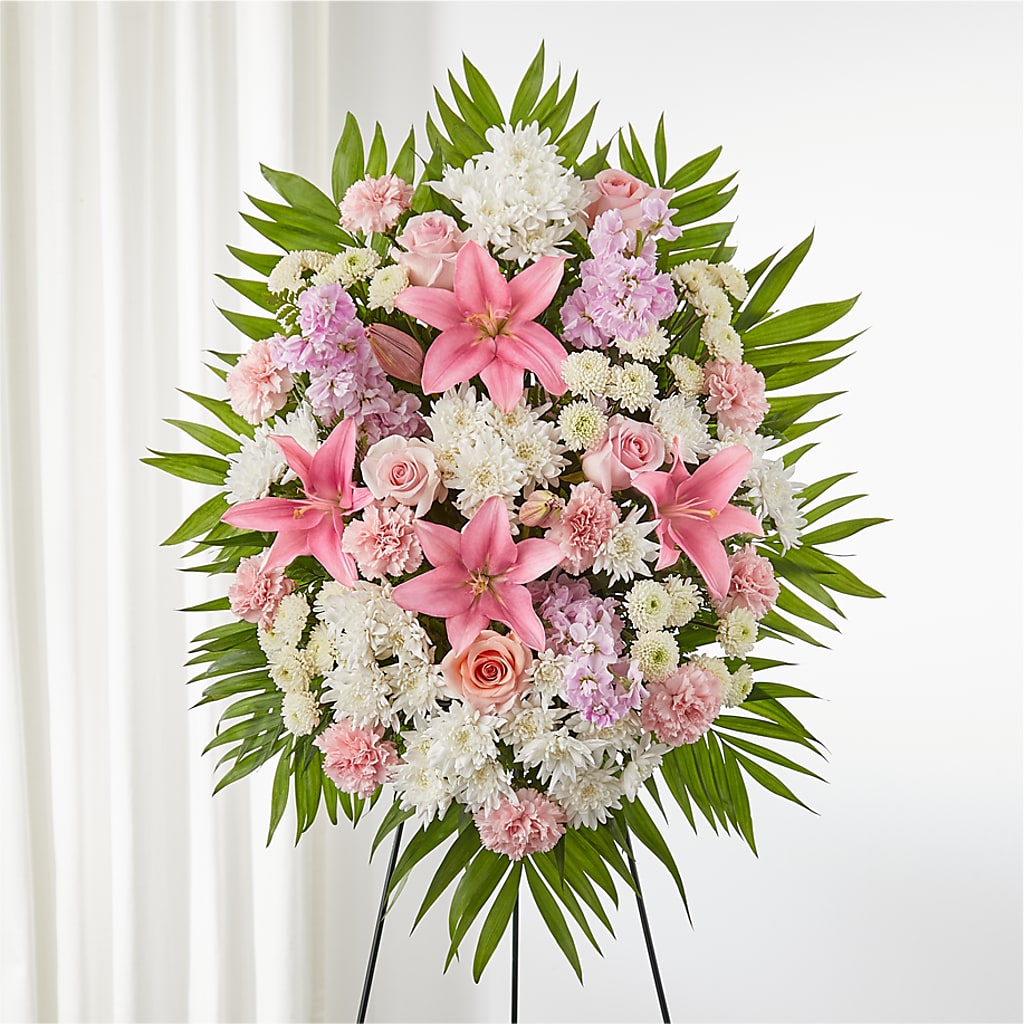 Offering Solace Standing Spray – XOXO FLORALS & WINE, Newark OH