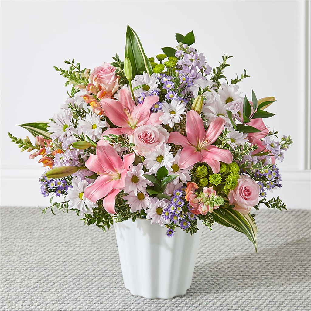 Abundant Compassion Floor Basket – XOXO FLORALS & WINE, Newark OH