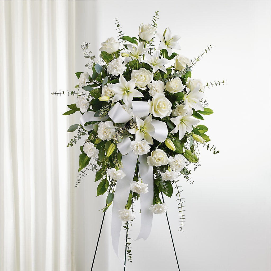 With Care Standing Spray – XOXO FLORALS & WINE, Newark OH