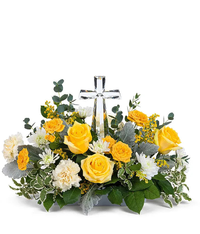 Holy Light Cross – XOXO FLORALS & WINE, Newark OH