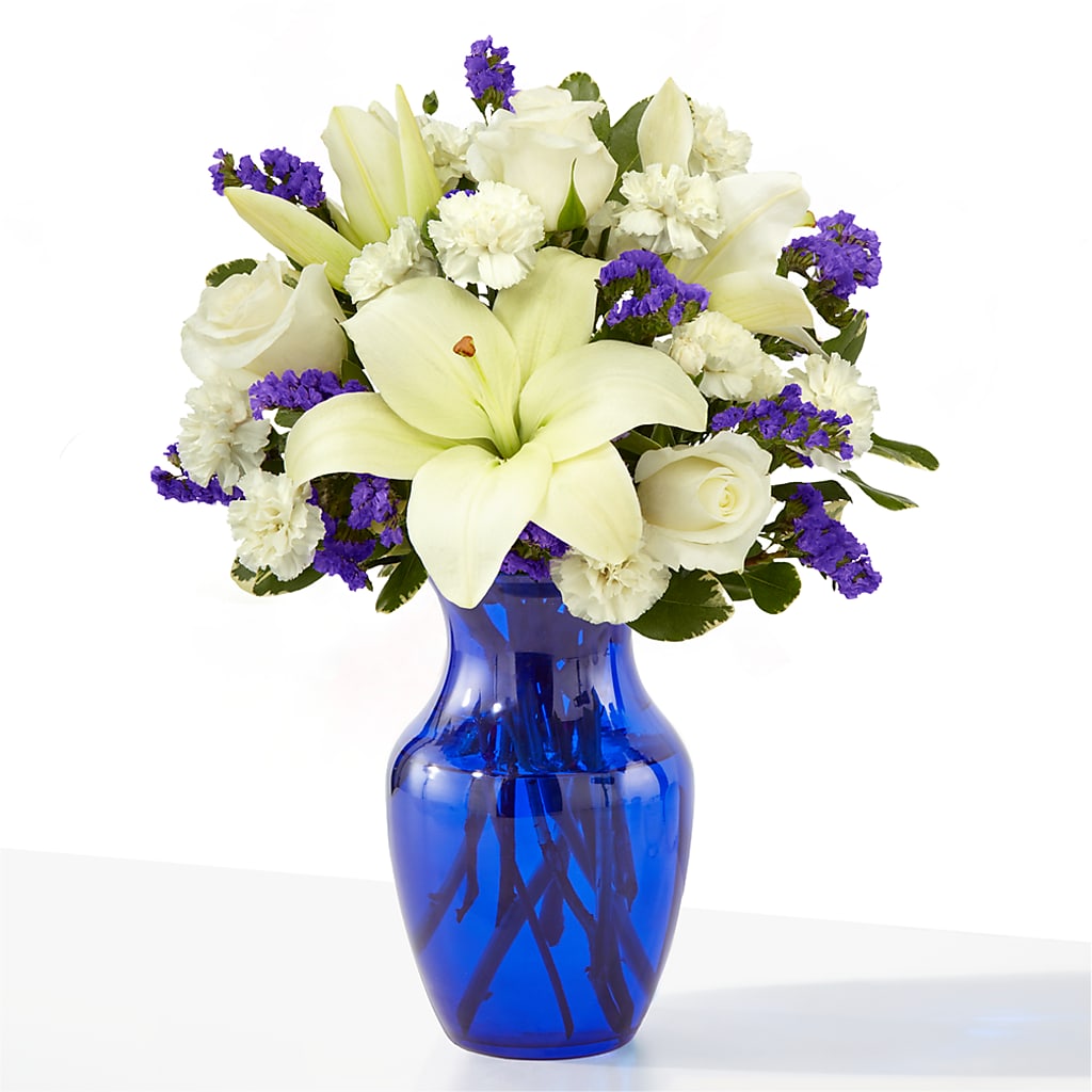 Sapphire Rush Bouquet – XOXO FLORALS & WINE, Newark OH