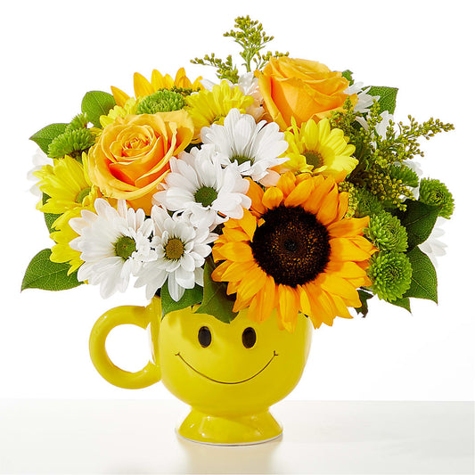 Be Happy Bouquet – XOXO FLORALS & WINE, Newark OH