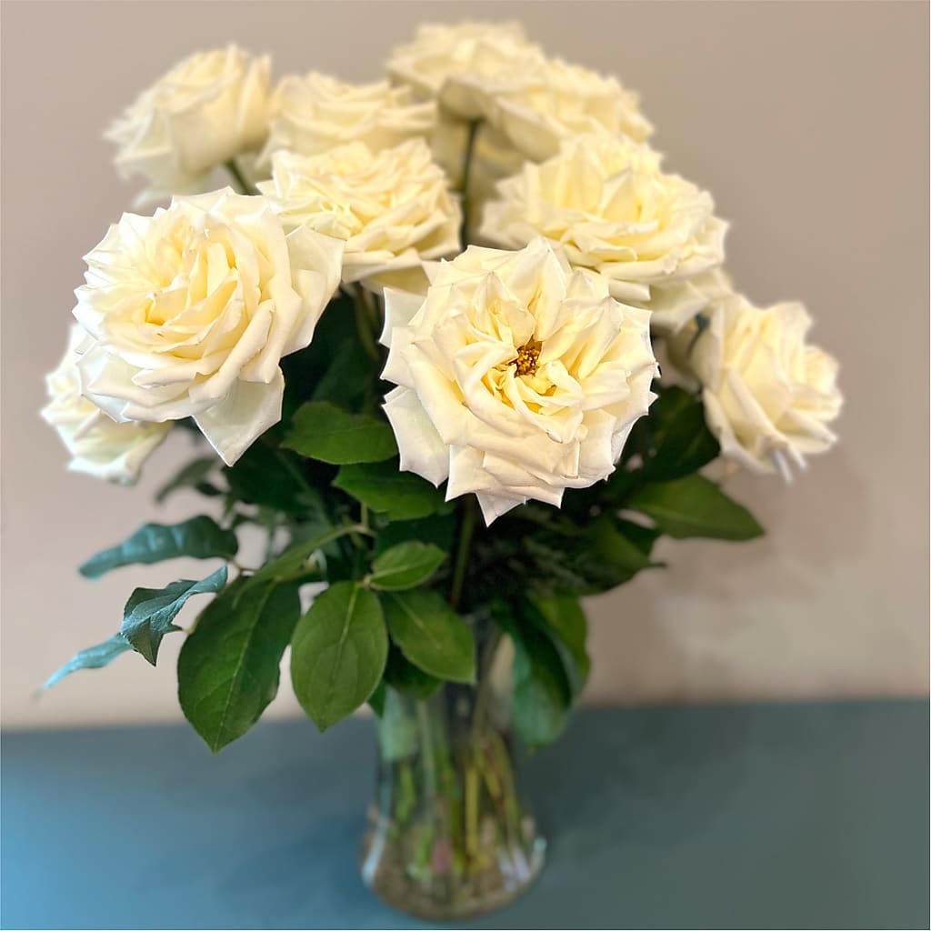 Long Stem Yellow Rose Bouquet – XOXO FLORALS & WINE, Newark OH