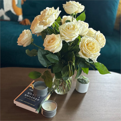Long Stem Yellow Rose Bouquet – XOXO FLORALS & WINE, Newark OH