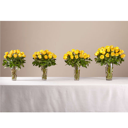 Long Stem Yellow Rose Bouquet – XOXO FLORALS & WINE, Newark OH