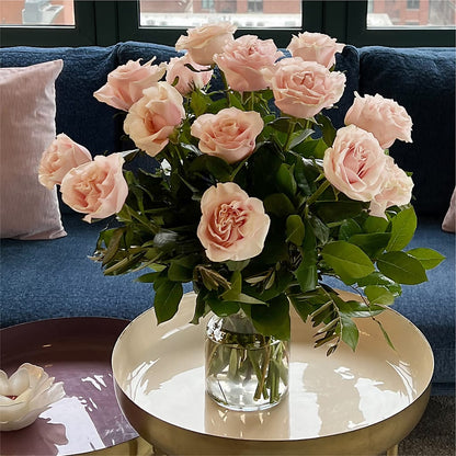 Long Stem Pink Rose Bouquet – XOXO FLORALS & WINE, Newark OH