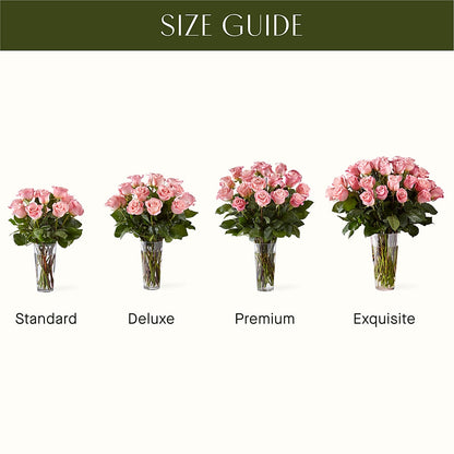Long Stem Pink Rose Bouquet – XOXO FLORALS & WINE, Newark OH