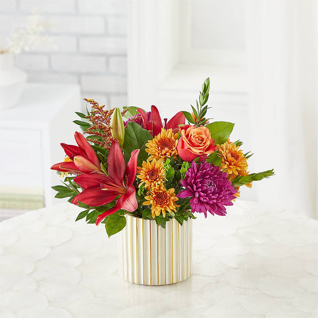 Burgundy Landscape Bouquet – XOXO FLORALS & WINE, Newark OH