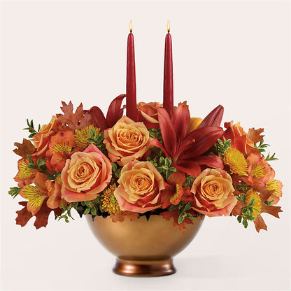 Harvest Table Centerpiece – XOXO FLORALS & WINE, Newark OH