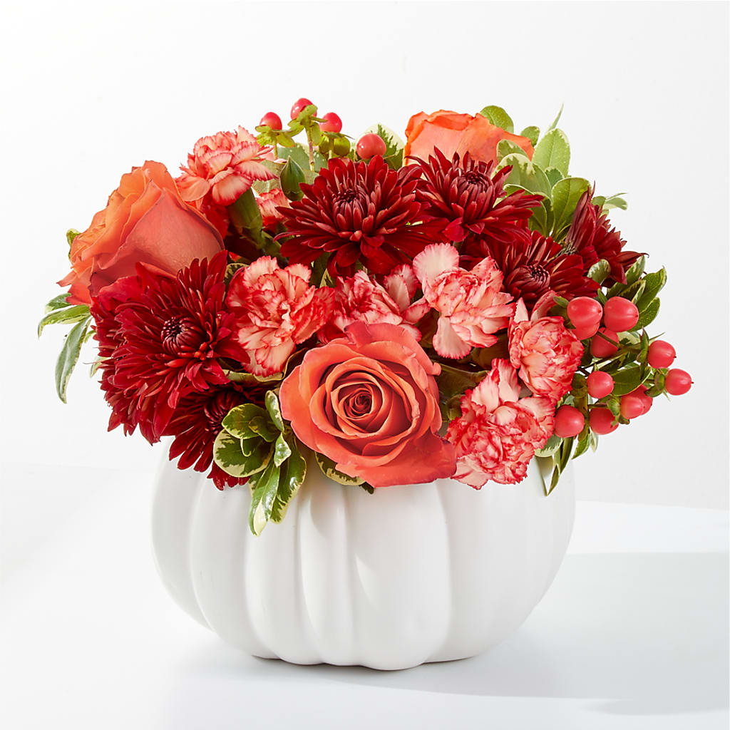 Autumn Air Pumpkin Bouquet – XOXO FLORALS & WINE, Newark OH