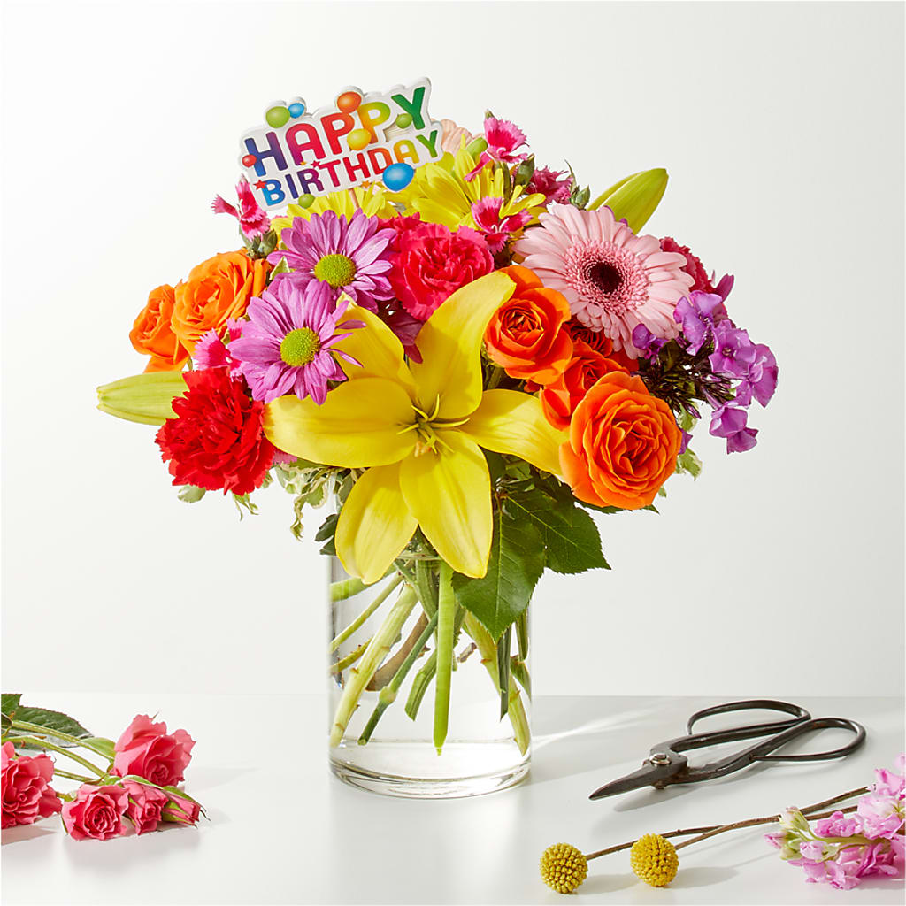 Cue the Confetti - A Florist Original – XOXO FLORALS & WINE, Newark OH