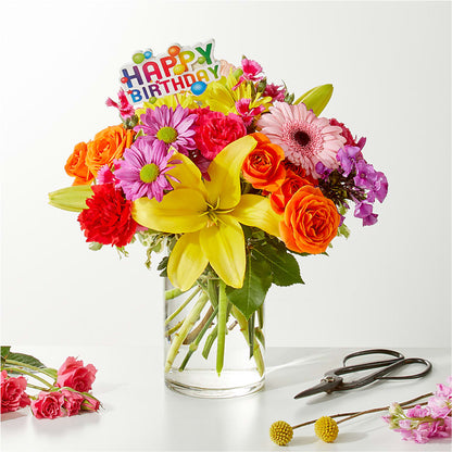 Cue the Confetti - A Florist Original – XOXO FLORALS & WINE, Newark OH