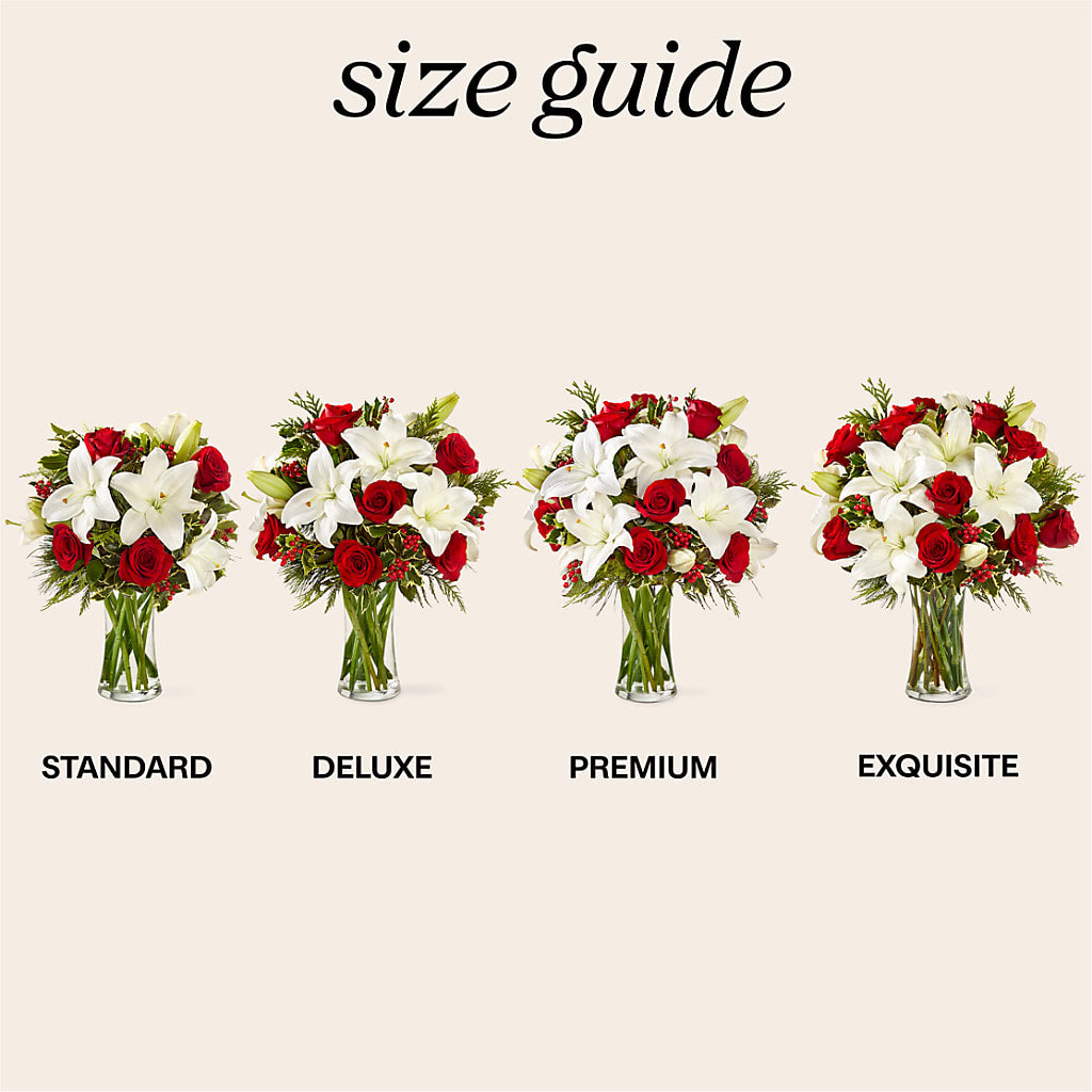Sparkling Snowflakes Bouquet – XOXO FLORALS & WINE, Newark OH