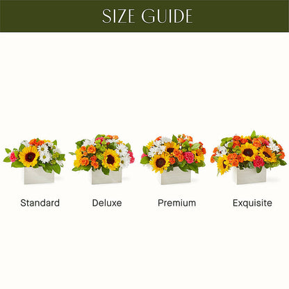 Sun-drenched Blooms Box Bouquet – XOXO FLORALS & WINE, Newark OH