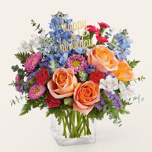 Birthday Bash Bouquet – XOXO FLORALS & WINE, Newark OH