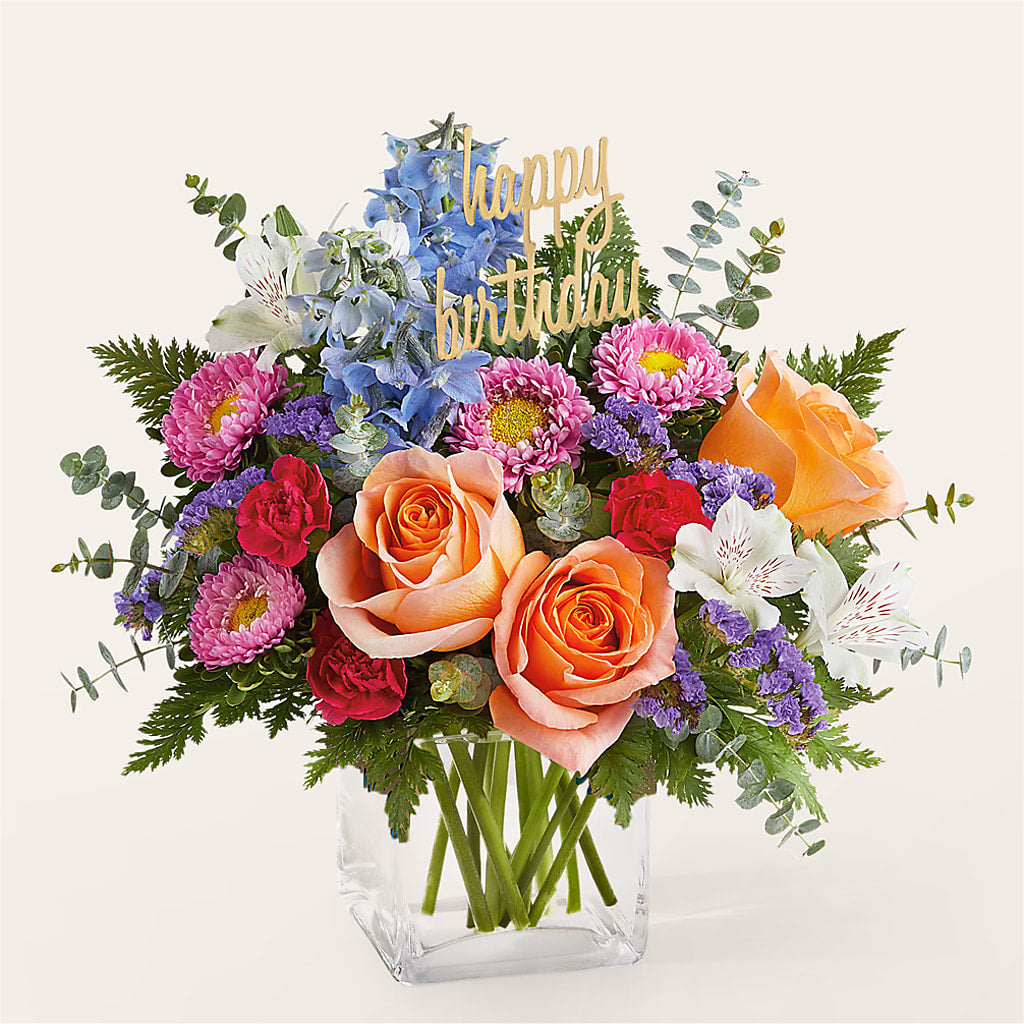 Birthday Bash Bouquet – XOXO FLORALS & WINE, Newark OH