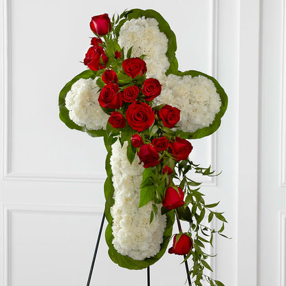 Floral Cross Easel – XOXO FLORALS & WINE, Newark OH