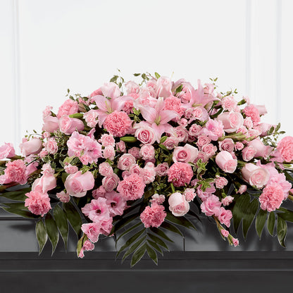 Garden of Comfort Casket Spray (Standard) – XOXO FLORALS & WINE, Newark OH