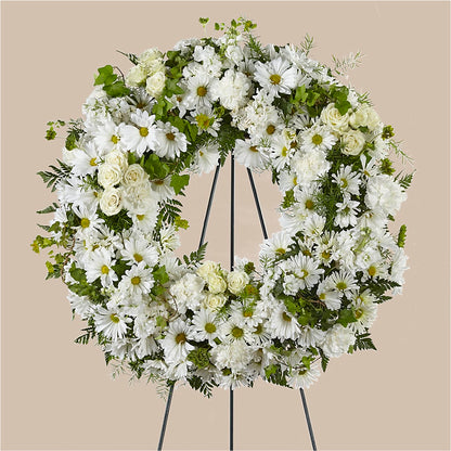 Faithful Wishes Wreath – XOXO FLORALS & WINE, Newark OH