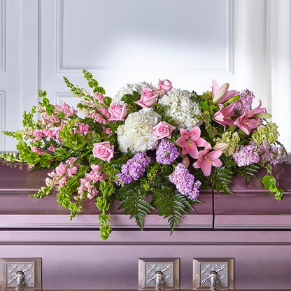 Life's Gratitude Casket Spray – XOXO FLORALS & WINE, Newark OH