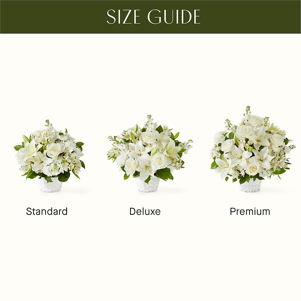 Peaceful Reflections Arrangement – XOXO FLORALS & WINE, Newark OH