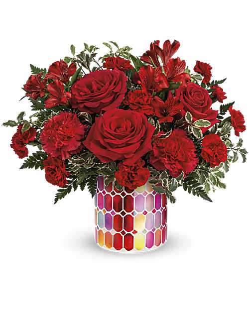 Magnificent Mosaic Bouquet – XOXO FLORALS & WINE, Newark OH
