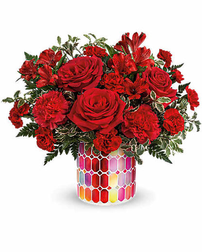 Magnificent Mosaic Bouquet – XOXO FLORALS & WINE, Newark OH