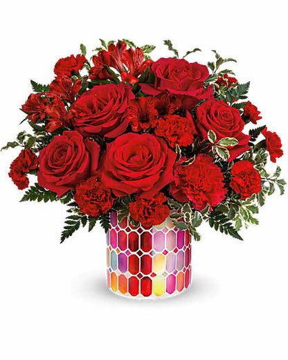Magnificent Mosaic Bouquet – XOXO FLORALS & WINE, Newark OH