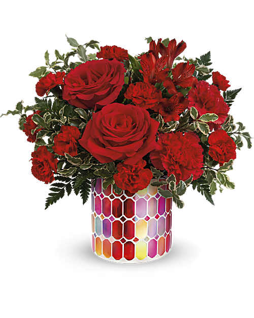 Magnificent Mosaic Bouquet – XOXO FLORALS & WINE, Newark OH