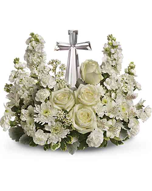 Devine Peace Crystal Cross