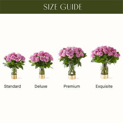 Secret Admirer Lavender Rose Bouquet – XOXO FLORALS & WINE, Newark OH