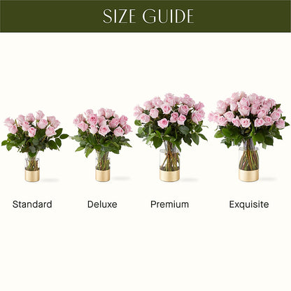 Picture Perfect Pink Rose Bouquet – XOXO FLORALS & WINE, Newark OH
