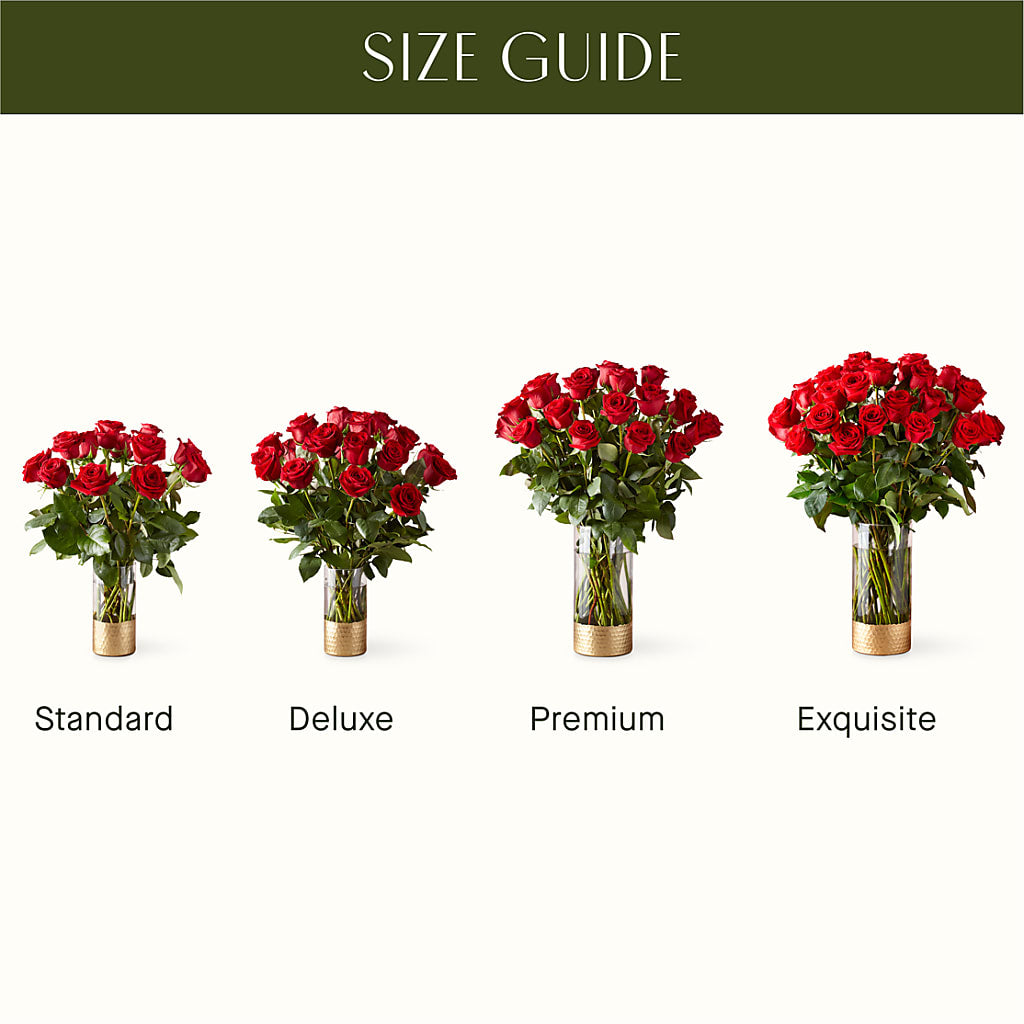 Classic Love Red Rose Bouquet – XOXO FLORALS & WINE, Newark OH