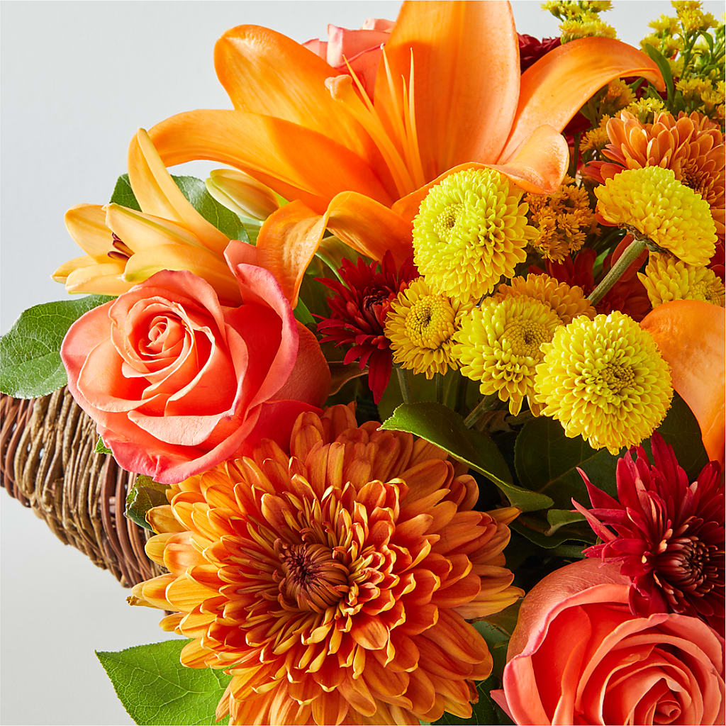 Bouquet of Blessings Cornucopia – XOXO FLORALS & WINE, Newark OH